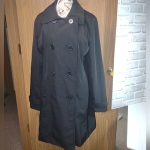 Med. Black Double-Breasted Coat